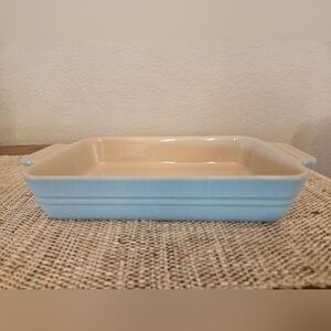 LeCreuset Baking Dish - SkyBlue rectangular 25cm